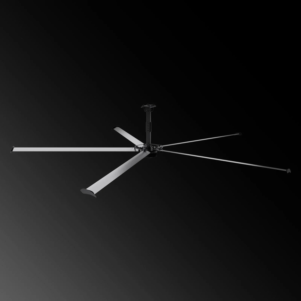 20FT HVLS Industrial Ceiling Fan 208-240V 1-Ph - Energy Efficient Large Area Air Circulation for Fan Warehouses & Factories,  20FT1PH