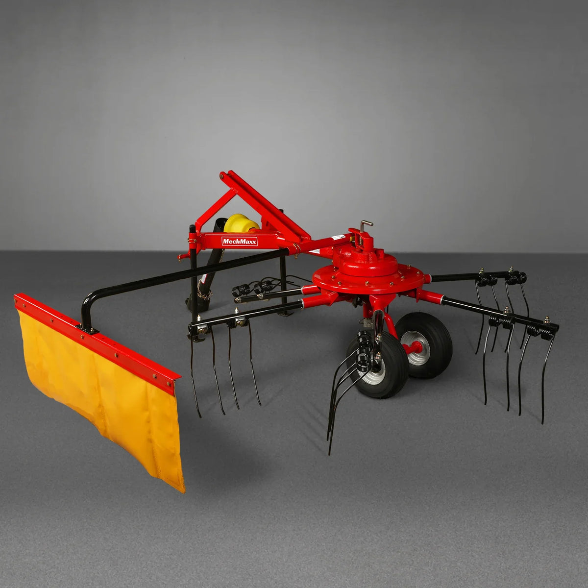 100" Mechmaxx 3-Point Hitch 6 Rotary Pull-Type Hay Rake Tedder ,  15-50Hp ,  HT100