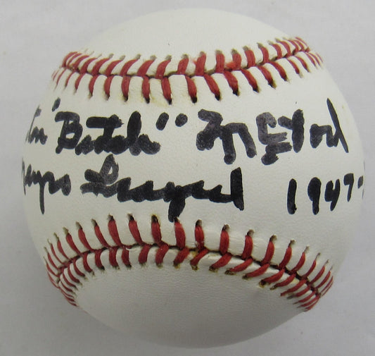 Clinton Butch Mccord Signed Auto Baseball B172