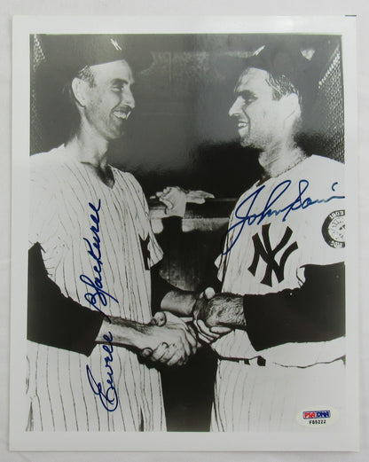 Johnny Sain Ewell Blackwell Signed Auto 8x10 Photo PSA/DNA F85222