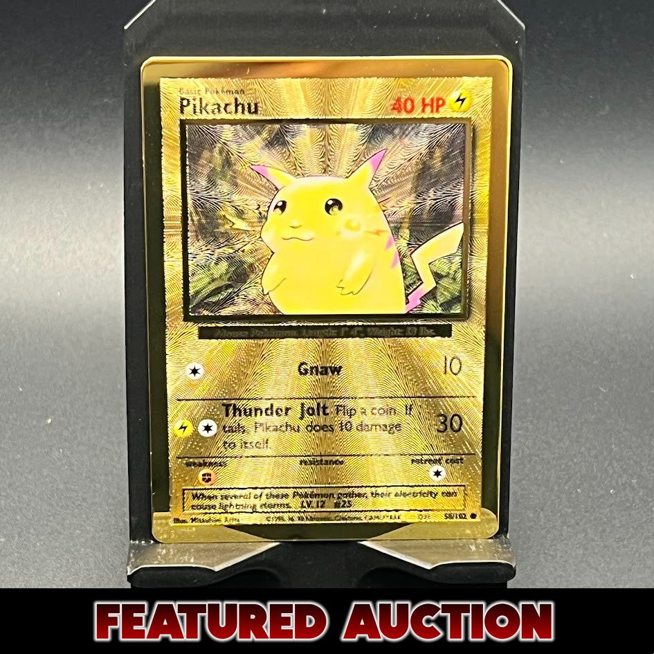 Metal Pikachu Celebrations Promo
