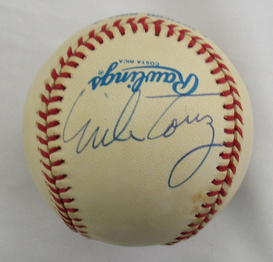 Mike Torrez and Jim Leyrtiz Signed Auto Rawlings Baseball