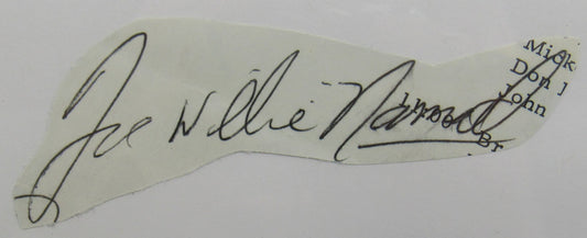 Joe Namath Cut Signed Auto PSA/DNA Encapsulated I