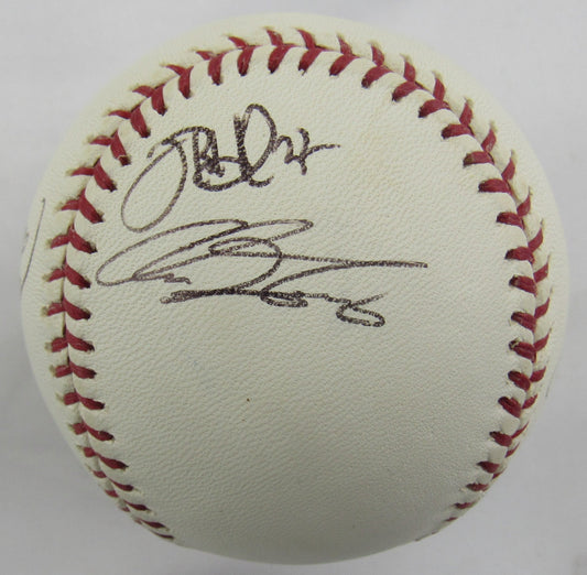 Rodrigo Lopez Bruce Chen Kris Benson +3 Signed Auto Rawlings Baseball B159