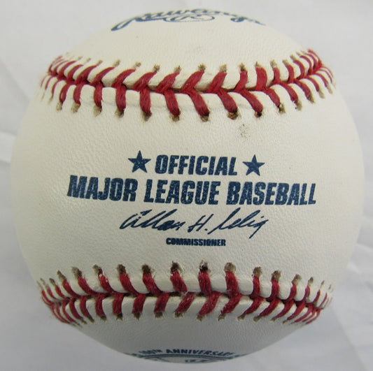 Clete Boyer Signed Auto Rawlings Yankees 100th Anniversary Baseball w/ Insc