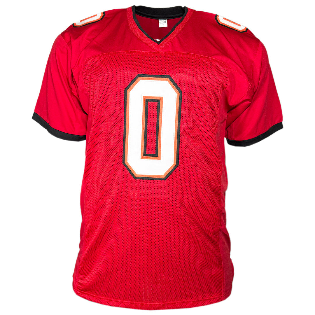 YaYa Diaby Signed Tampa Bay Red Football Jersey (Beckett)