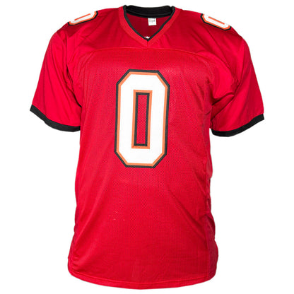 YaYa Diaby Signed Tampa Bay Red Football Jersey (Beckett)