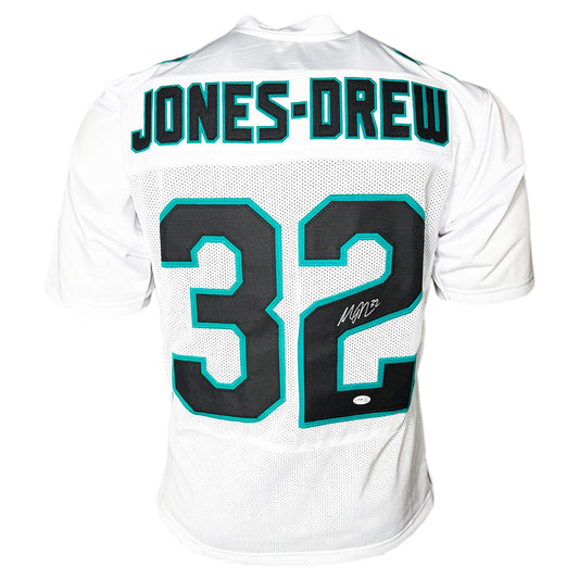 Maurice Jones-Drew Signed Jacksonville White Away Jersey Football Jersey (JSA)
