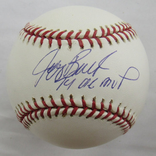 Jeff Burroughs Signed Auto Rawlings Baseball B162