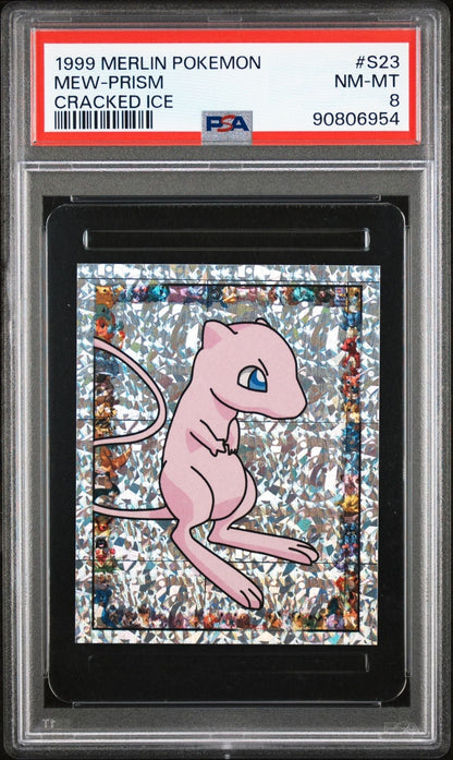 PSA (NM-MT 8) Mew - Prism #S23 - Merlin Pokémon (#90806954)