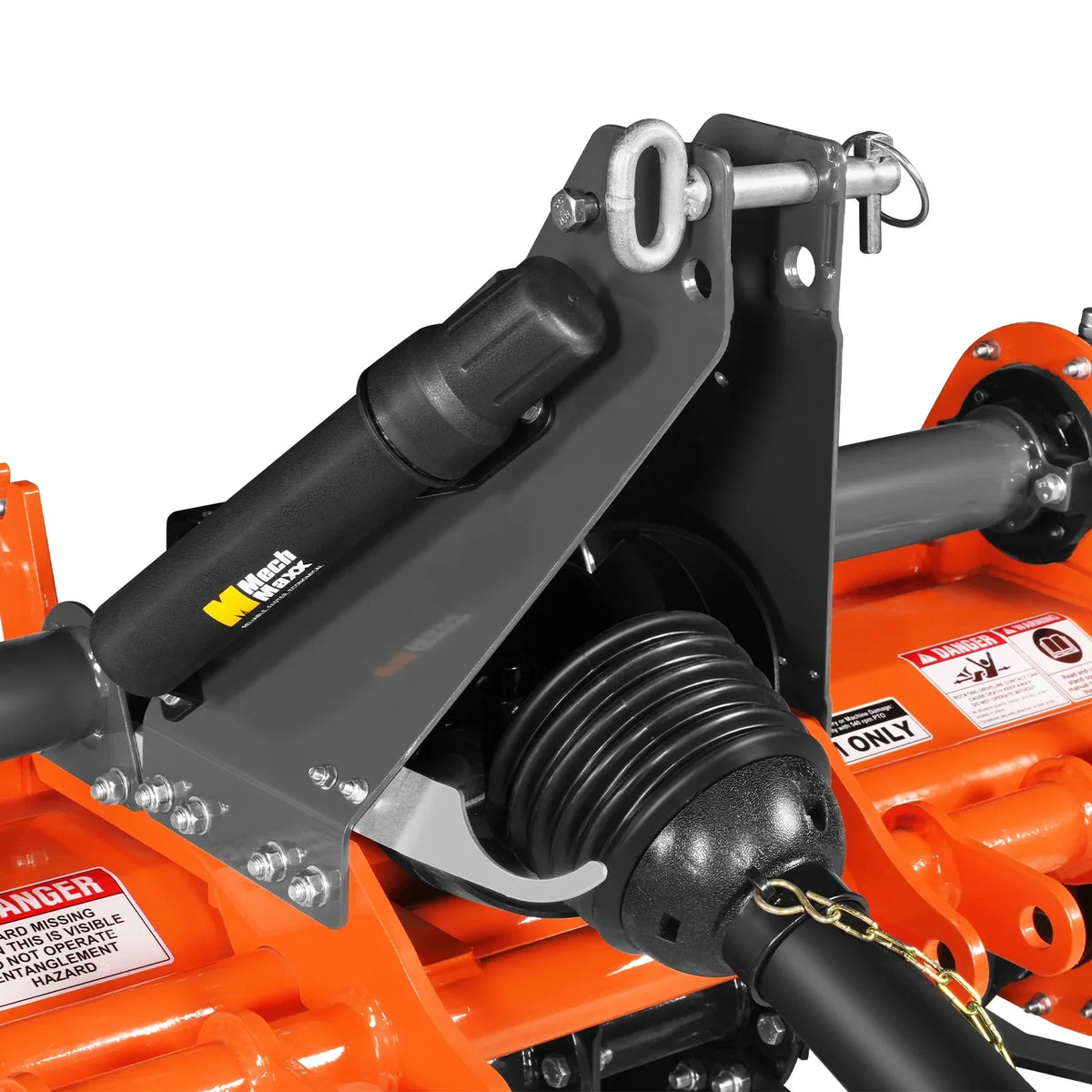 48 in Rotary Tiller,  3 Point Hitch Cat.1,  Chain Drive,  PTO Shaft Included with Shear Bolt,  18-35 HP,  LRT48