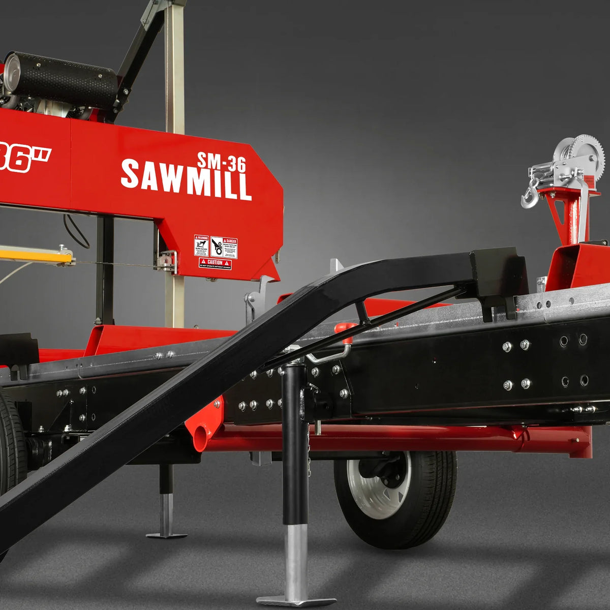 Log Loading Ramp Kit for Sawmill Trailer , SM-36MAX; SM-36HMAX
