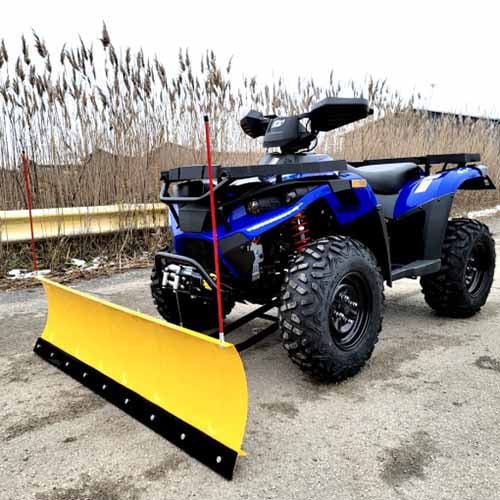 MSA 400 ATV 400cc With Snow Plow 4 x 4 Hi/Low Gears – MSA 400 WITH PLOW – BLUE