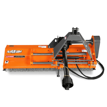 68" PTO Flail Mower with Hydraulic Side Shift 3 Point 30-60hp ,  NAM68H
