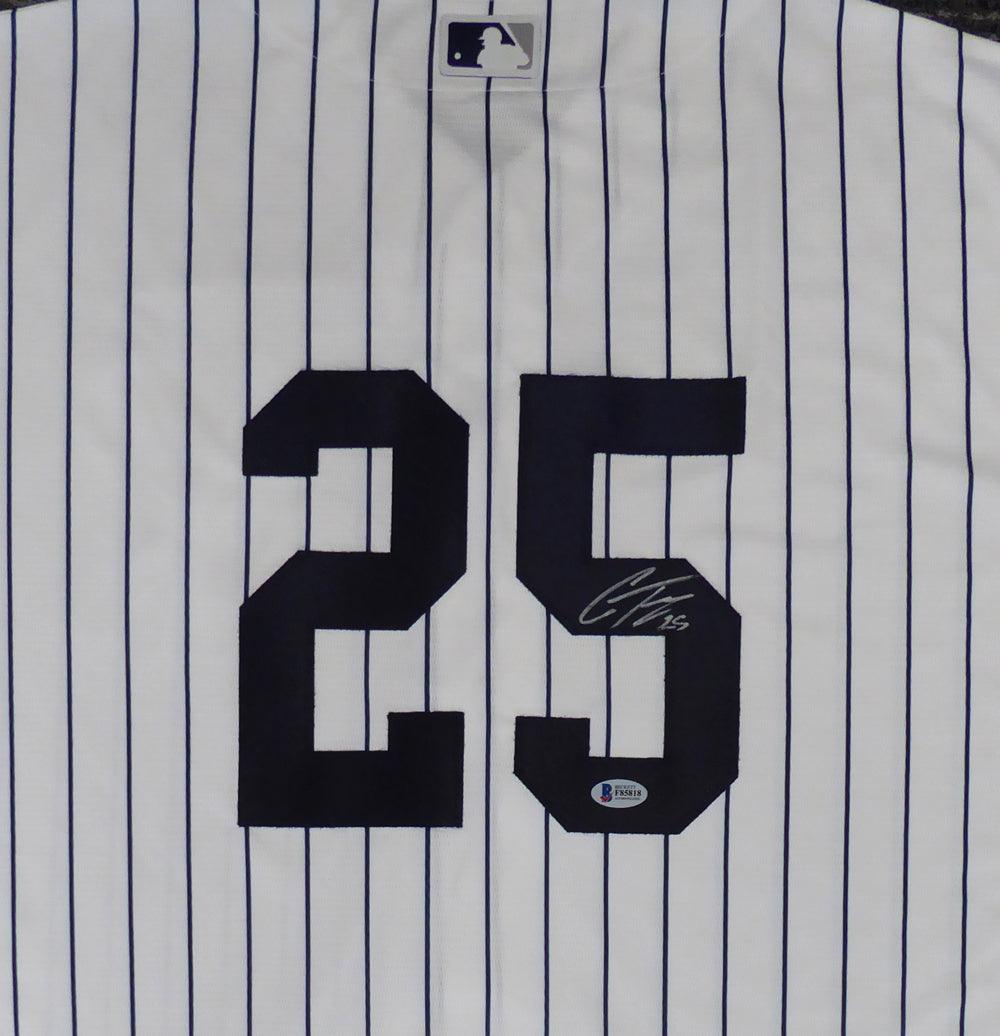 New York Yankees Gleyber Torres Autographed White Majestic Cool Base Jersey Size XL Beckett BAS Stock #147540