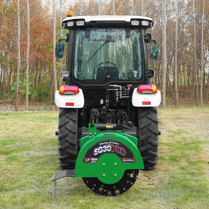 3-Point PTO Stump Grinder,  30 in Flywheel,  40-100HP,  with 44 Carbide Teeth (PTO Shaft Included with Slip Clutch),  SG30PRO