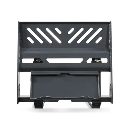 36'' Mini Skid Steer Pallet Fork Frame Attachment,  2204 lb Weight Capacity
