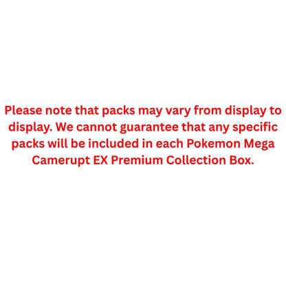 Pokemon Mega Camerupt Ex Premium Collection Box
