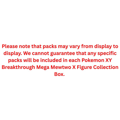 Pokemon XY Breakthrough Mega Mewtwo X Figure Collection Box