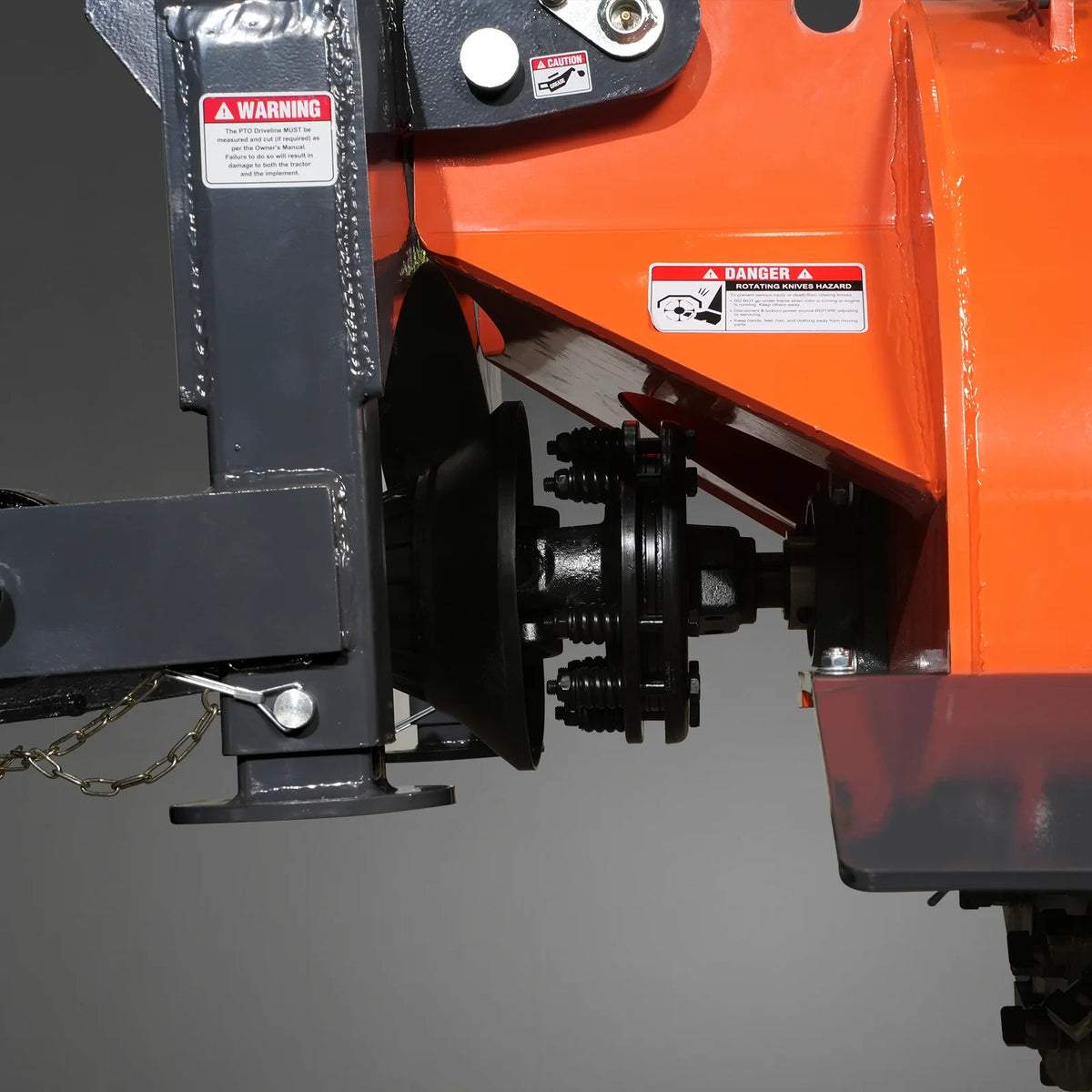 3-Point Hitch PTO Stump Grinder with 34 Carbide Teeth (PTO Shaft Included with Slip Clutch),  for 15-45HP Tractor,  SG24