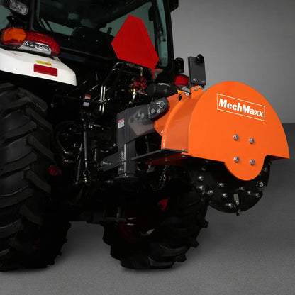 3-Point Hitch PTO Stump Grinder with 34 Carbide Teeth (PTO Shaft Included with Slip Clutch),  for 15-45HP Tractor; SG24