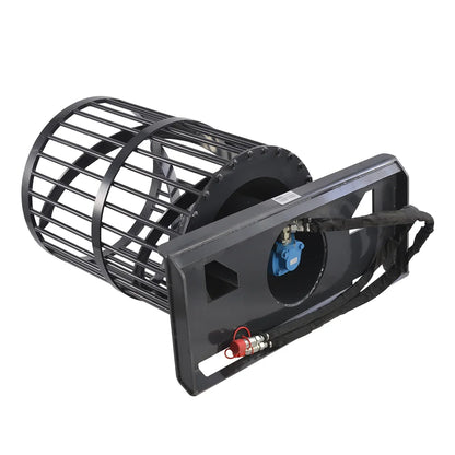 Skid Steer Rotary Rock Picker Attachment 30" Diameter Drum RSM-30