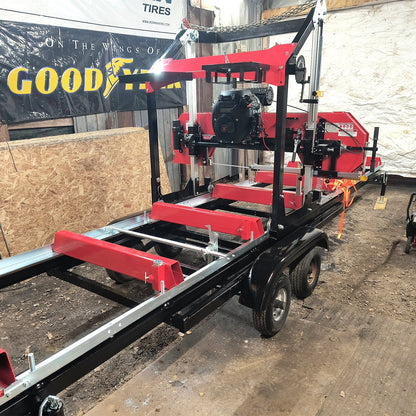 36" MAX Portable Sawmill & 8" Wood Chipper Bundle