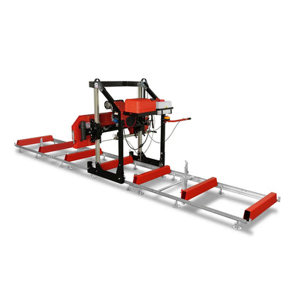MechMaxx 36" MAX Portable Sawmill,  25HP 688cc HONDA GX690 V-Twin Engine,  35" Board Width,  20' Track Length ( 10 x Blades Included ) SM36HMAX