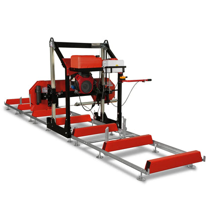 MechMaxx 36" MAX Portable Sawmill,  25HP 688cc HONDA GX690 V-Twin Engine,  35" Board Width,  20' Track Length ( 10 x Blades Included ) SM36HMAX