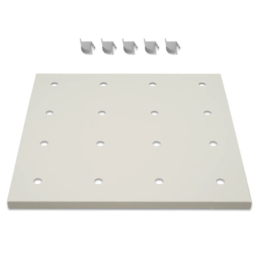 ( 1 Pack / 1 Pcs ) Shelf with 5 Pcs Clips, 210L Cabinet, White (for SKU:203012W, 203013W)