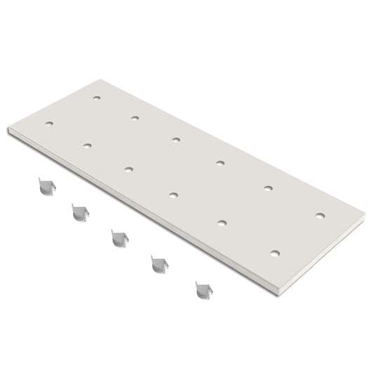 ( 1 Pack / 1 Pcs ) Shelf with 5 Pcs Clips, 320L Cabinet, White (for SKU: 203001W, 203005W)