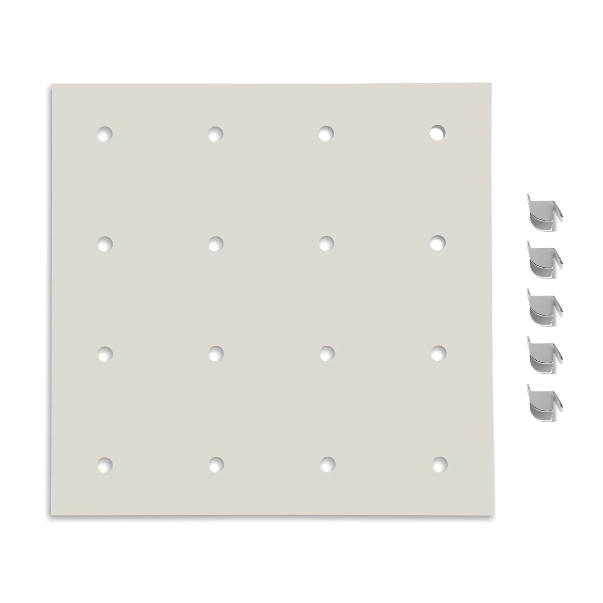 ( 1 Pack / 1 Pcs ) Shelf with 5 Pcs Clips, 540/730L Cabinet, White (for SKU:203002W, 203010W, 203006W, 203011W)