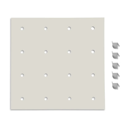 ( 1 Pack / 1 Pcs ) Shelf with 5 Pcs Clips, 540/730L Cabinet, White (for SKU:203002W, 203010W, 203006W, 203011W)