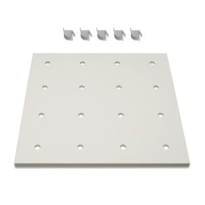 ( 1 Pack / 1 Pcs ) Shelf with 5 Pcs Clips, 540/730L Cabinet, White (for SKU:203002W, 203010W, 203006W, 203011W)