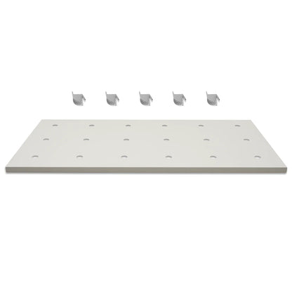 ( 1 Pack / 1 Pcs ) Shelf with 5 Pcs Clips, 880L Cabinet, White (for SKU:203003W, 203007W)