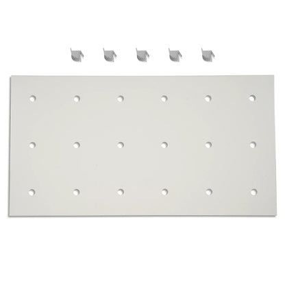 ( 1 Pack / 1 Pcs ) Shelf with 5 Pcs Clips, 880L Cabinet, White (for SKU:203003W, 203007W)