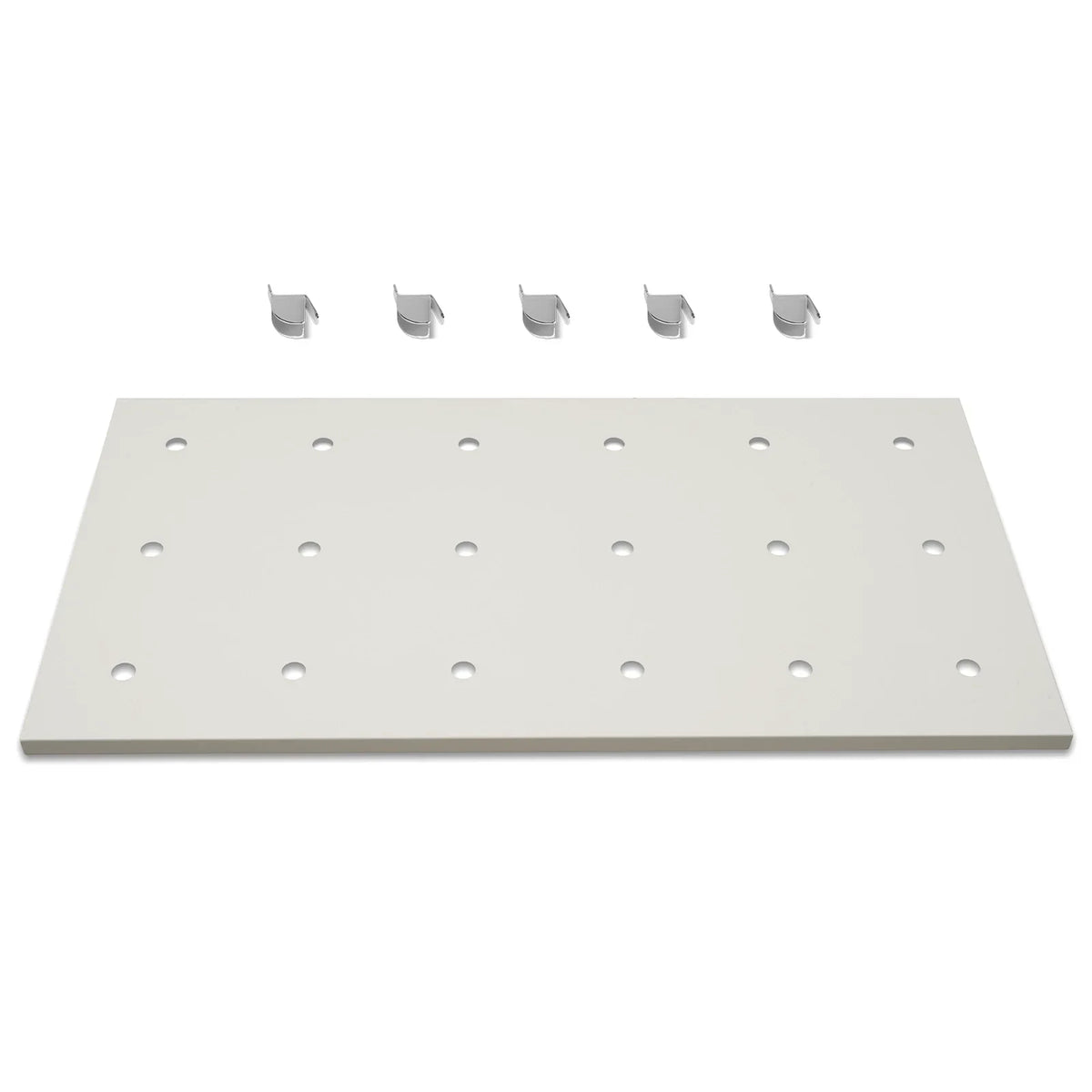 ( 1 Pack / 1 Pcs ) Shelf with 5 Pcs Clips, 880L Cabinet, White (for SKU:203003W, 203007W)