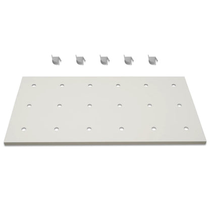 ( 1 Pack / 1 Pcs ) Shelf with 5 Pcs Clips, 880L Cabinet, White (for SKU:203003W, 203007W)