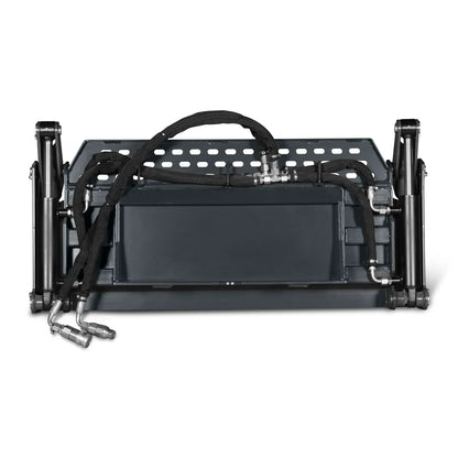 44" 4-In-1 Combo Mini Skid Steer Bucket Attachment With Quick Attach,  Universal Mount