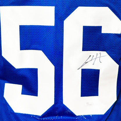 Cliff Avril Signed Seattle Royal Blue Football Jersey (JSA)