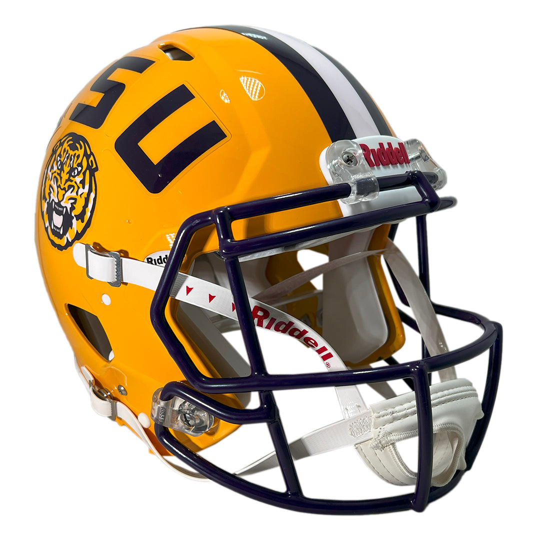 Odell Beckham Jr Signed LSU Tigers Authentic Speed Full-Size Football Helmet (Beckett)