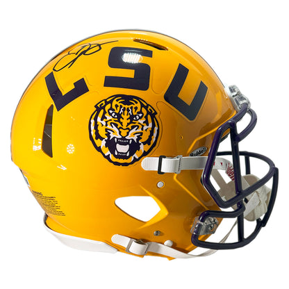 Odell Beckham Jr Signed LSU Tigers Authentic Speed Full-Size Football Helmet (Beckett)