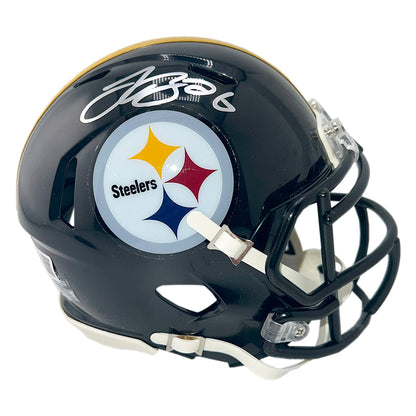 Le'Veon Bell Signed Pittsburgh Steelers Speed Mini Football Helmet (Beckett)
