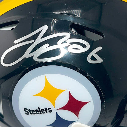 Le'Veon Bell Signed Pittsburgh Steelers Speed Mini Football Helmet (Beckett)