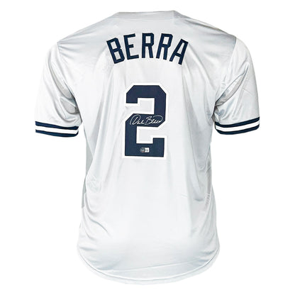 Dale Berra Signed New York Gray Baseball Jersey (Beckett)