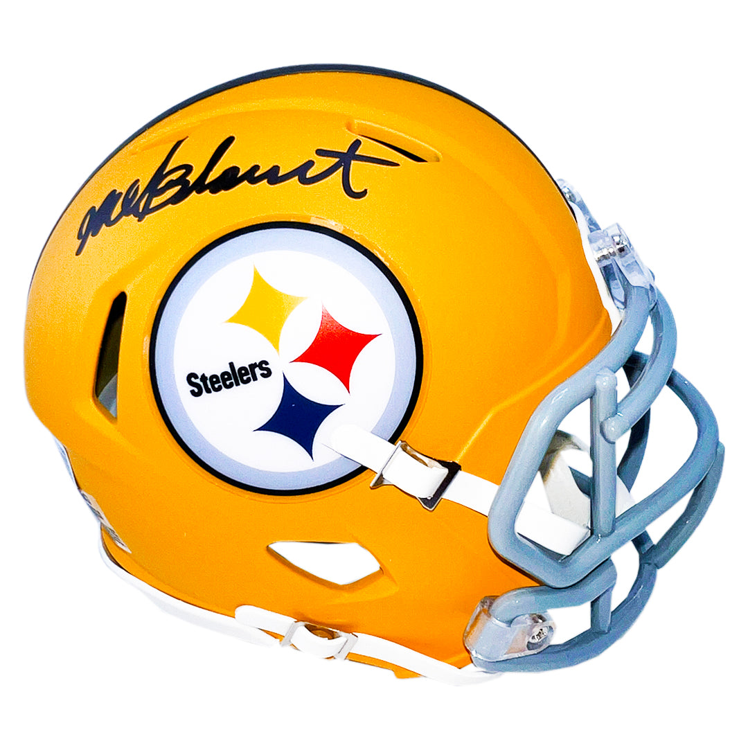 Mel Blount Signed Pittsburgh Steelers Alt 2025 Speed Mini Football Helmet (Beckett)