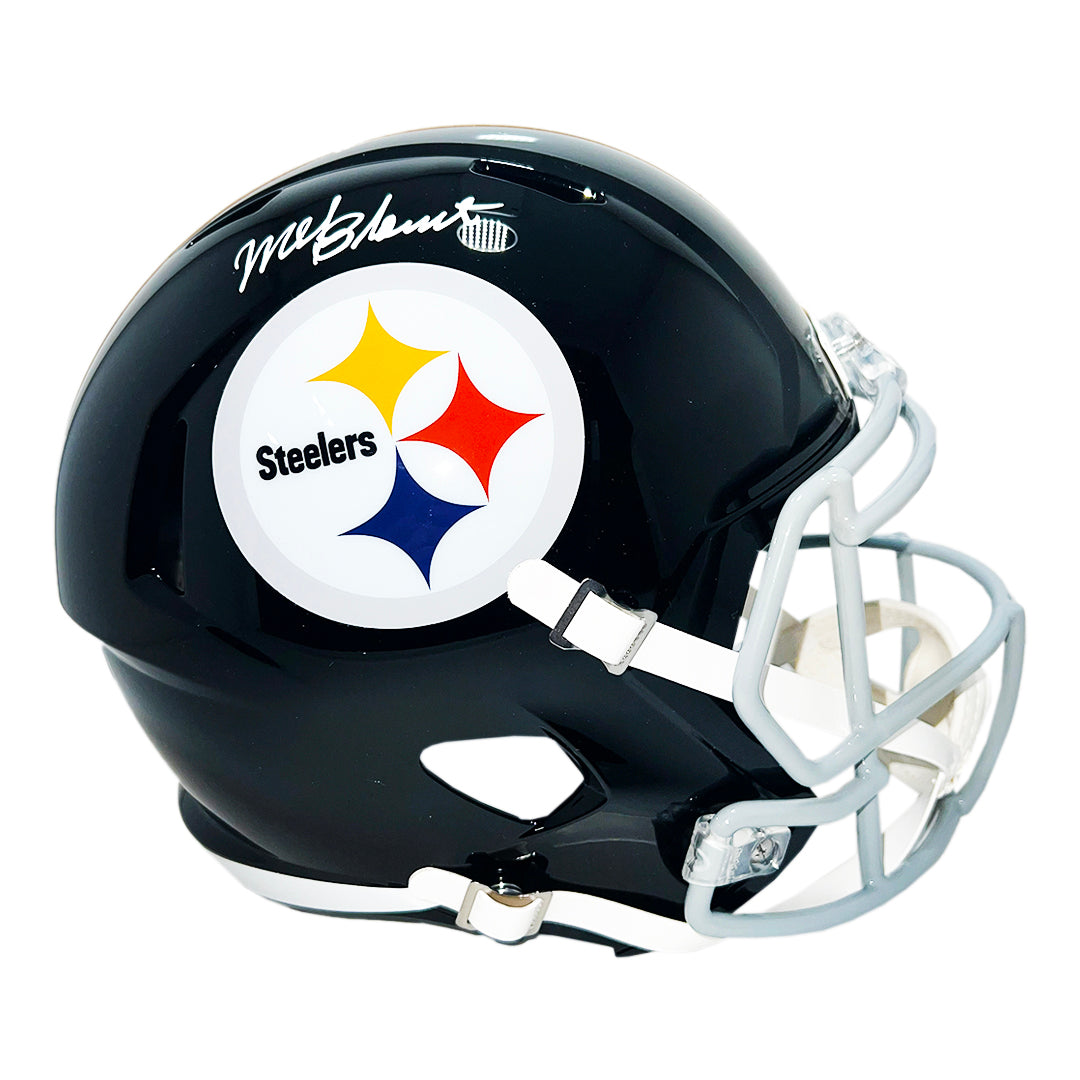 Mel Blount Signed Pittsburgh Steelers Throwback 63-76 Speed Full-Size Replica Football Helmet (Beckett)