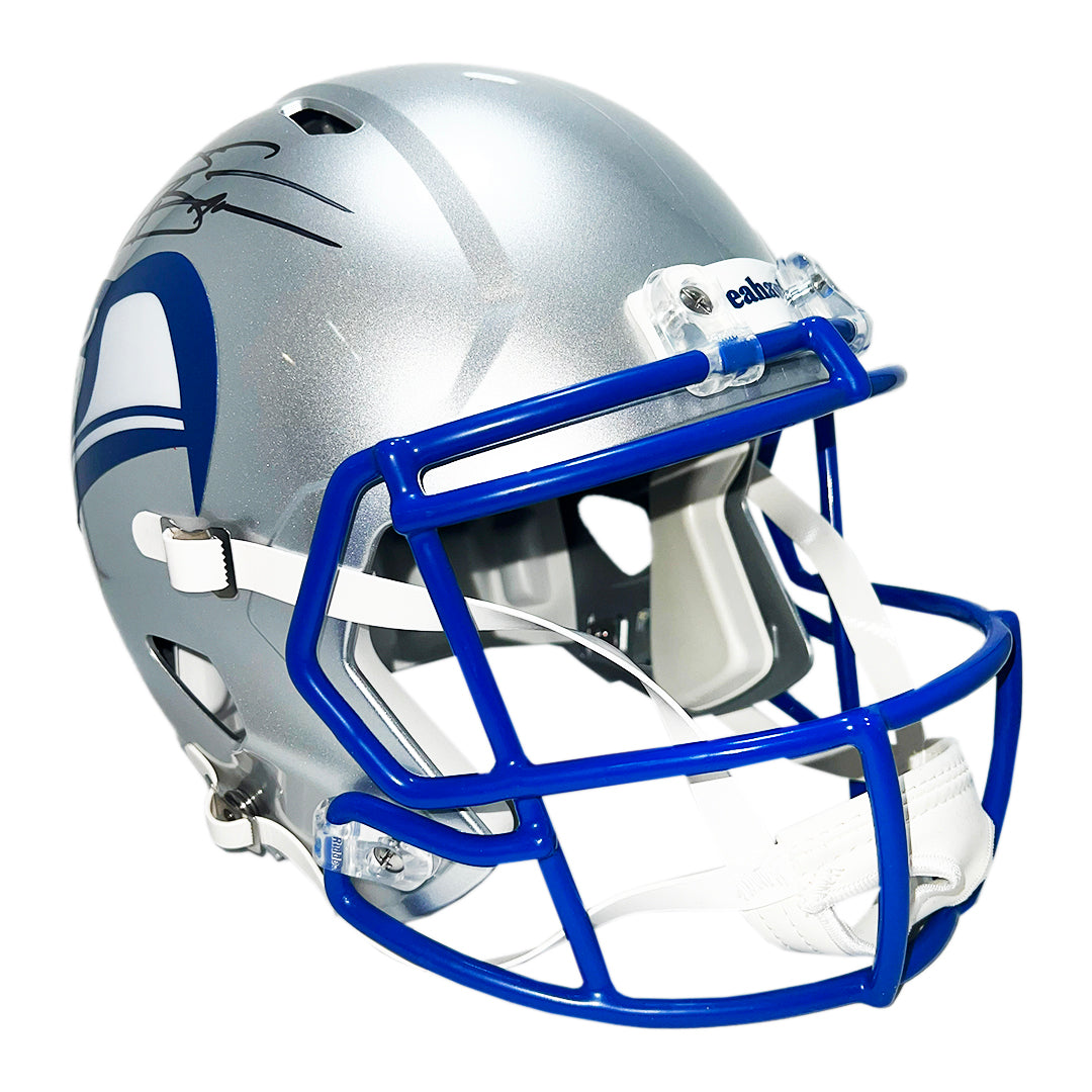 Brian Bosworth Signed Seattle Seahawks Throwback 83-01 Speed Full-Size Replica Football Helmet (Beckett)