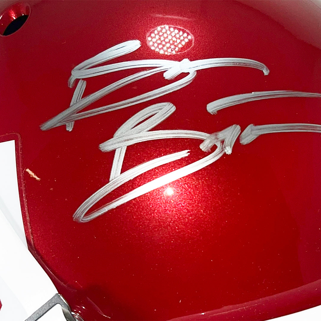 Brian Bosworth Signed Oklahoma State Sooners Full-Size Schutt Replica Football Helmet (JSA)