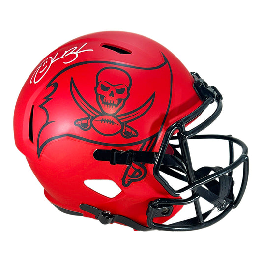 Derrick Brooks Signed Tampa Bay Buccaneers Rave Full-Size Replica Football Helmet (Beckett)